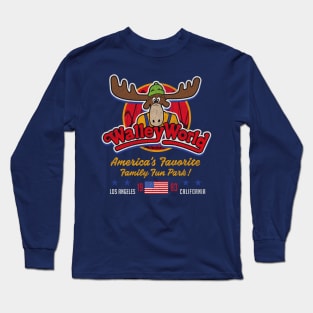 Walley World Moose 1983 Worn Dks Long Sleeve T-Shirt